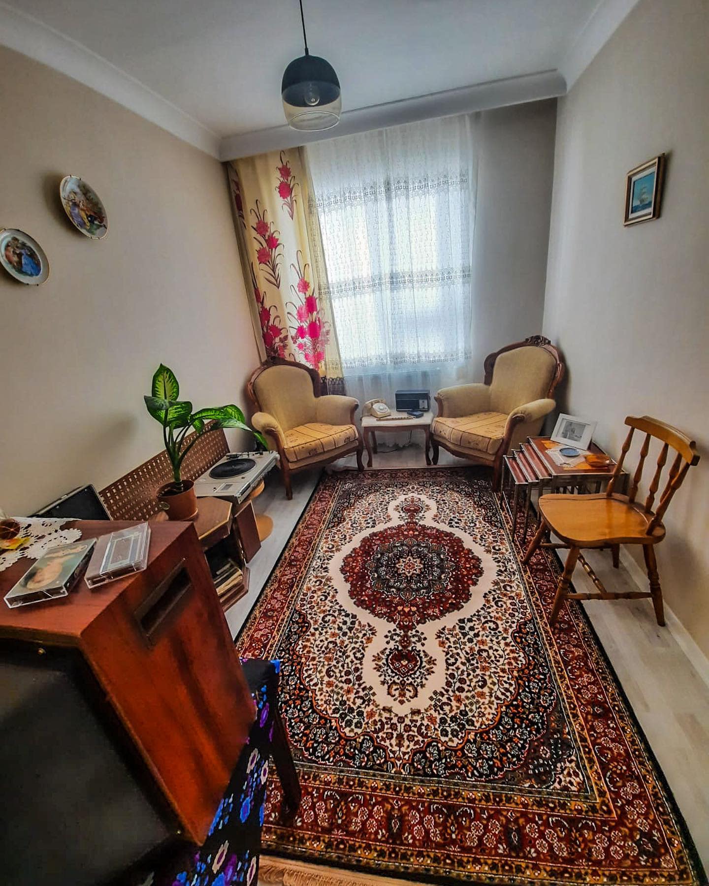 room with area rug