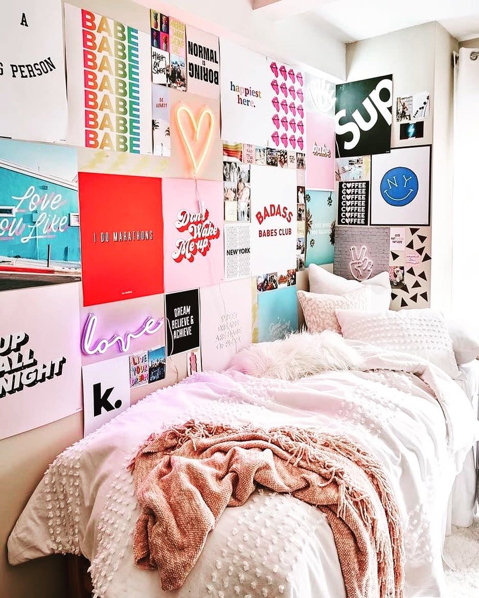 Aesthetic room with posters