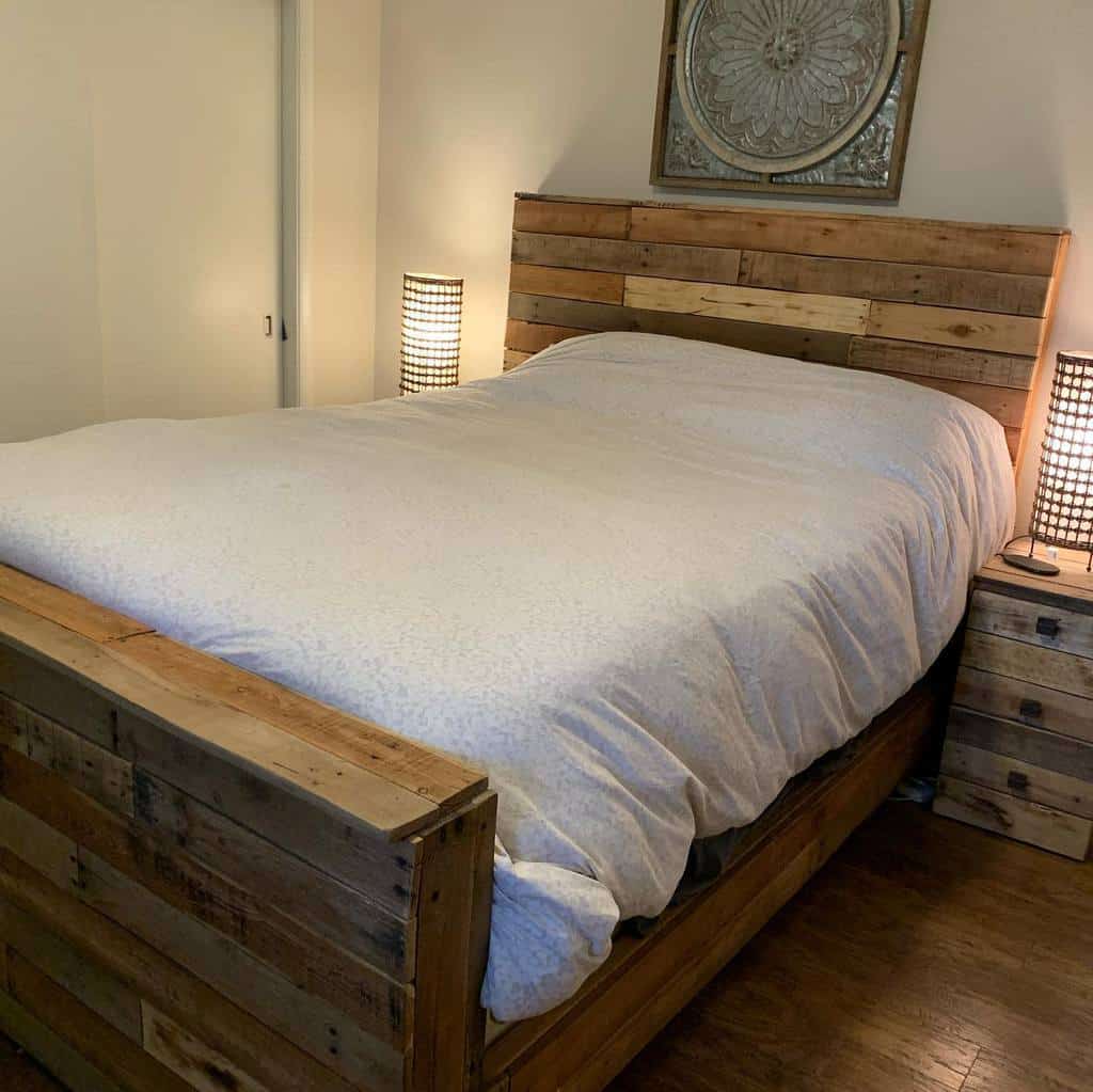 Bedroom pallet furniture ideas