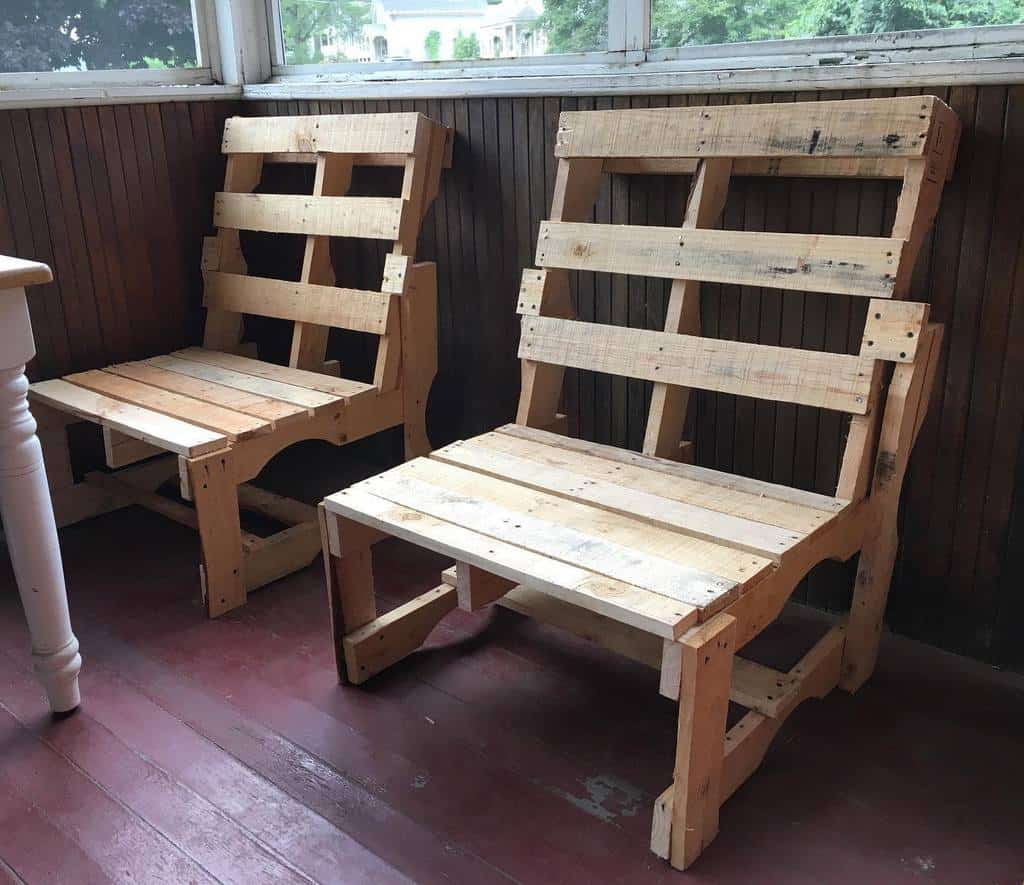 Chair pallet furniture ideas 