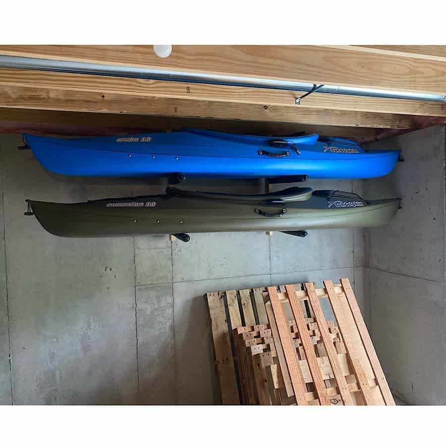garage kayak storage