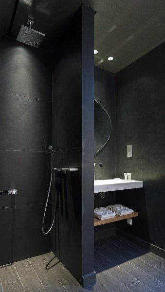half wall shower partition