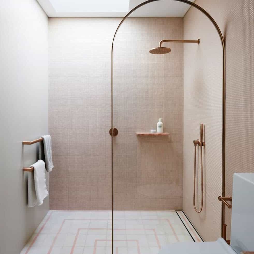 Large doorless walk in shower ideas