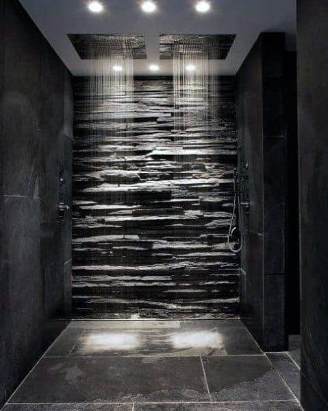 Luxury doorless walk in shower ideas 