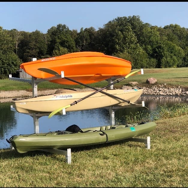 Outdoor kayak storage ideas