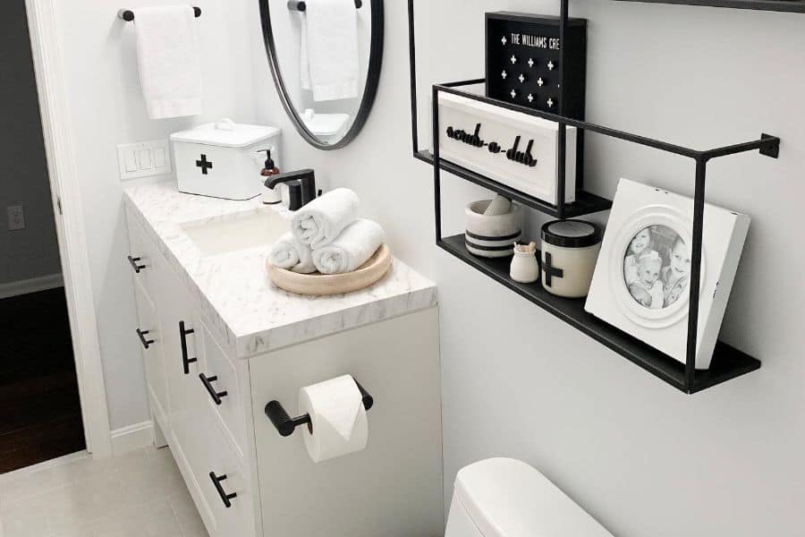 Toilet Storage Ideas For Your Bathroom, Floating Shelves Over Toilet Ideas