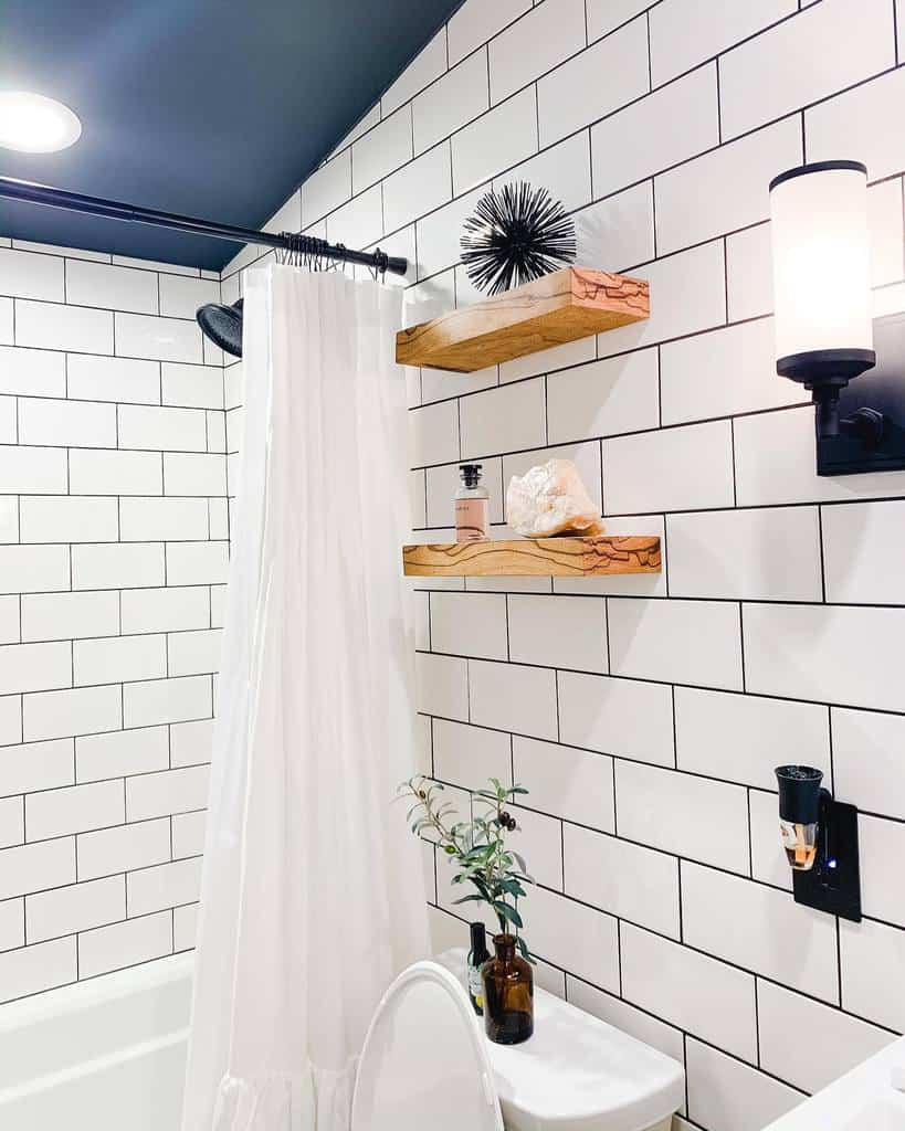 Shelves over the toilet storage ideas 