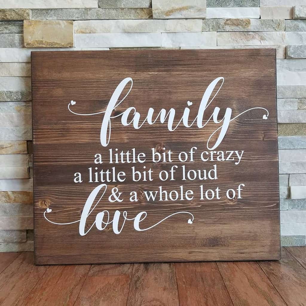 Family Wood Sign Ideas -fivemooredesigns