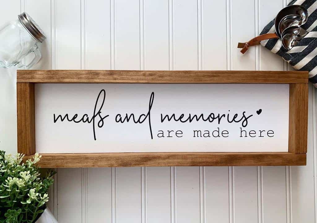 Kitchen Wood Sign Ideas -masedesignsnj