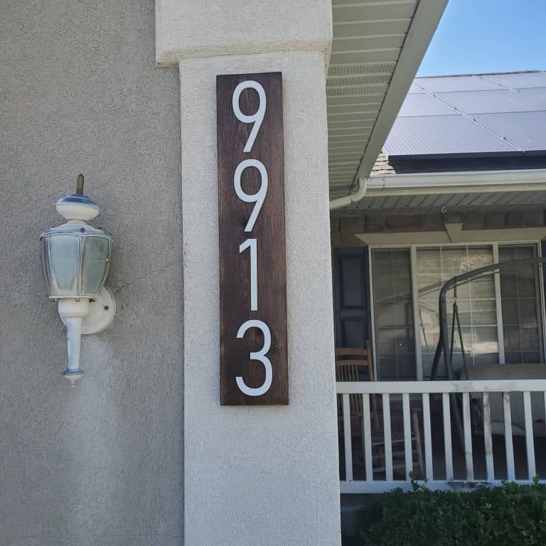 13 House Number Ideas for Better Curb Appeal - Trendey