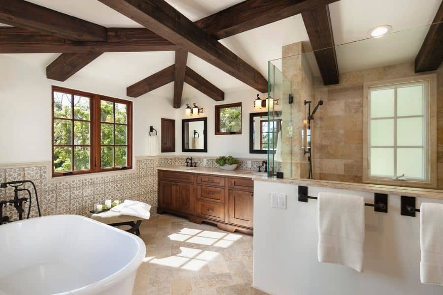 11 Bathroom Ceiling Ideas to Catch Your Eye