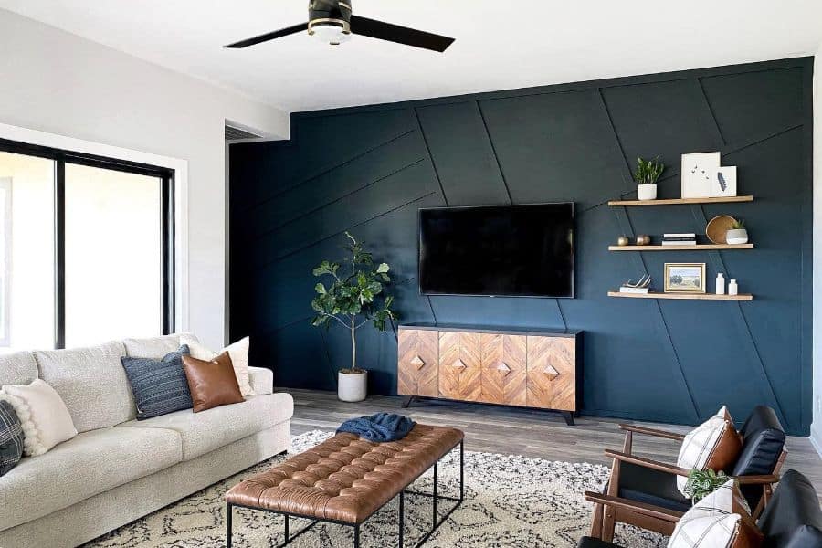 11 Accent Wall Design Ideas for the Living Room