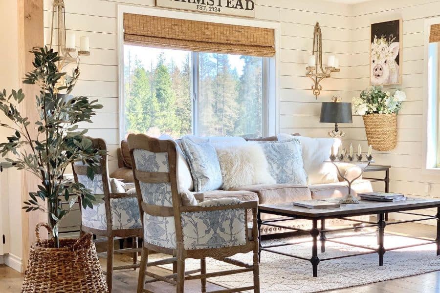 12 Warm and Cozy Country Living Room Ideas