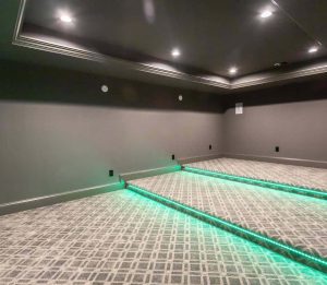 Black Ceiling Basement Lighting Ideas -bcn_homes