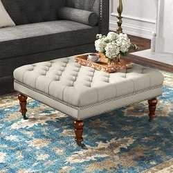 Landis Tufted Square Cocktail Ottoman