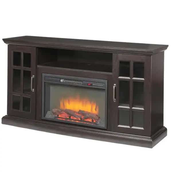 Home Decorators Collection Edenfield Freestanding Infrared Electric Fireplace