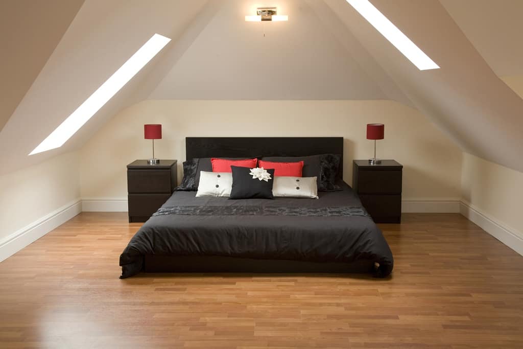 How to Decorate a Bedroom With Slanted Walls