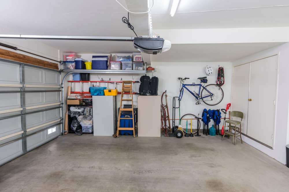 Organized,Clean,Suburban,Residential,Two,Car,Garage,With,Tools,,File