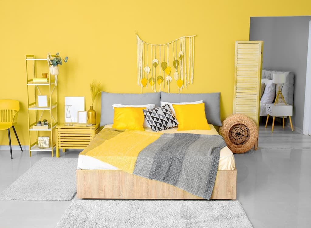 yellow bedroom colors for couples