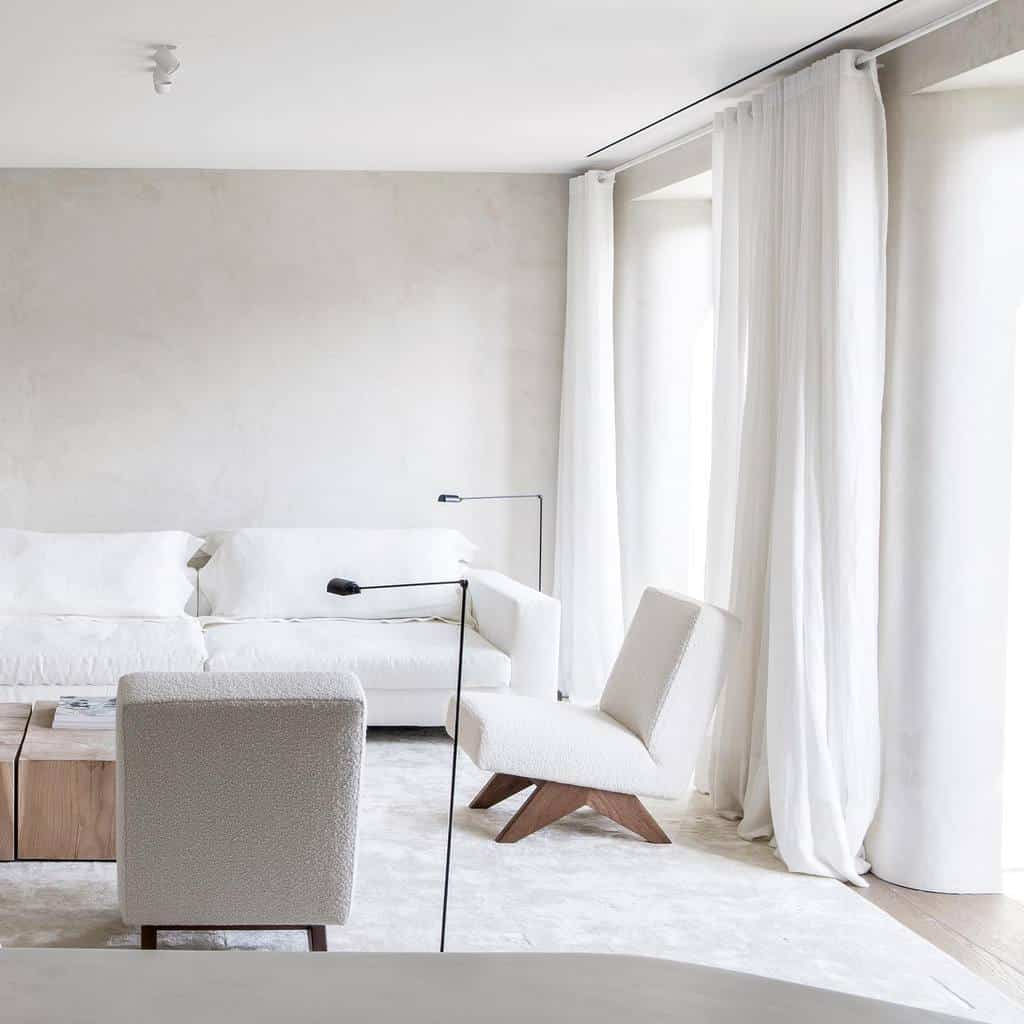 Modern White Living Room Ideas -ooaa_arquitectura