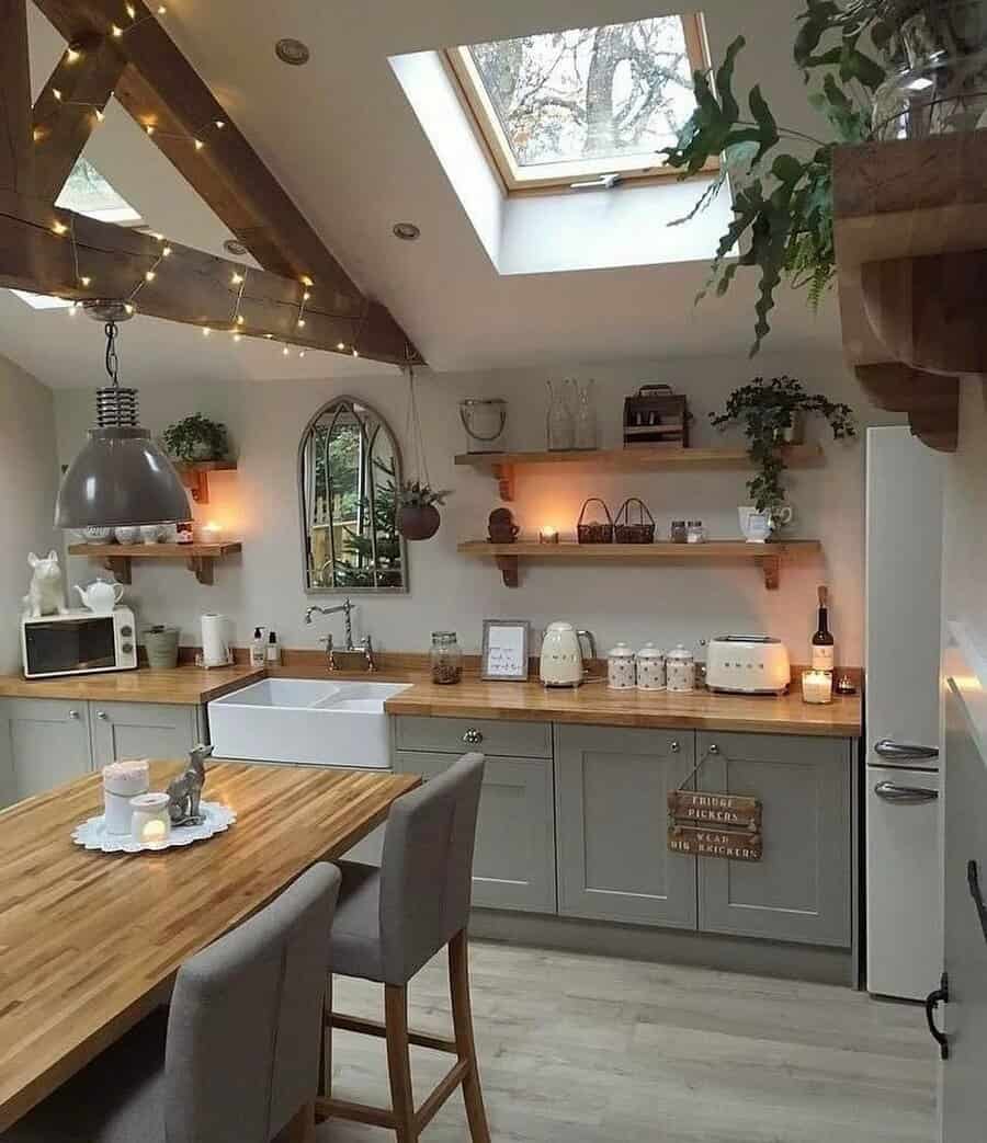 Farmhouse Small Kitchen Ideas on a Budget -homespaceny