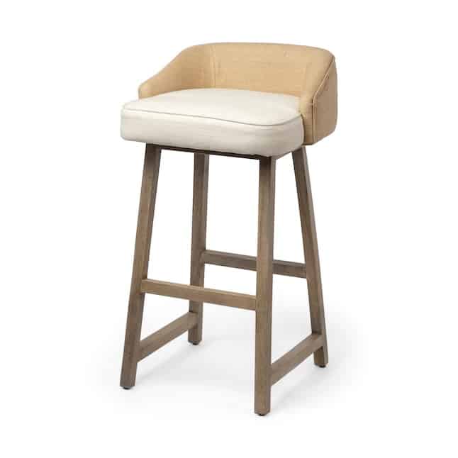 Mercana Monmouth Brown Upholstered Bar Stool