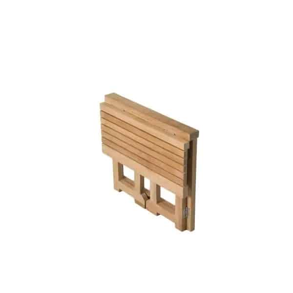 Natural Teak Wood Folding Shower Seat