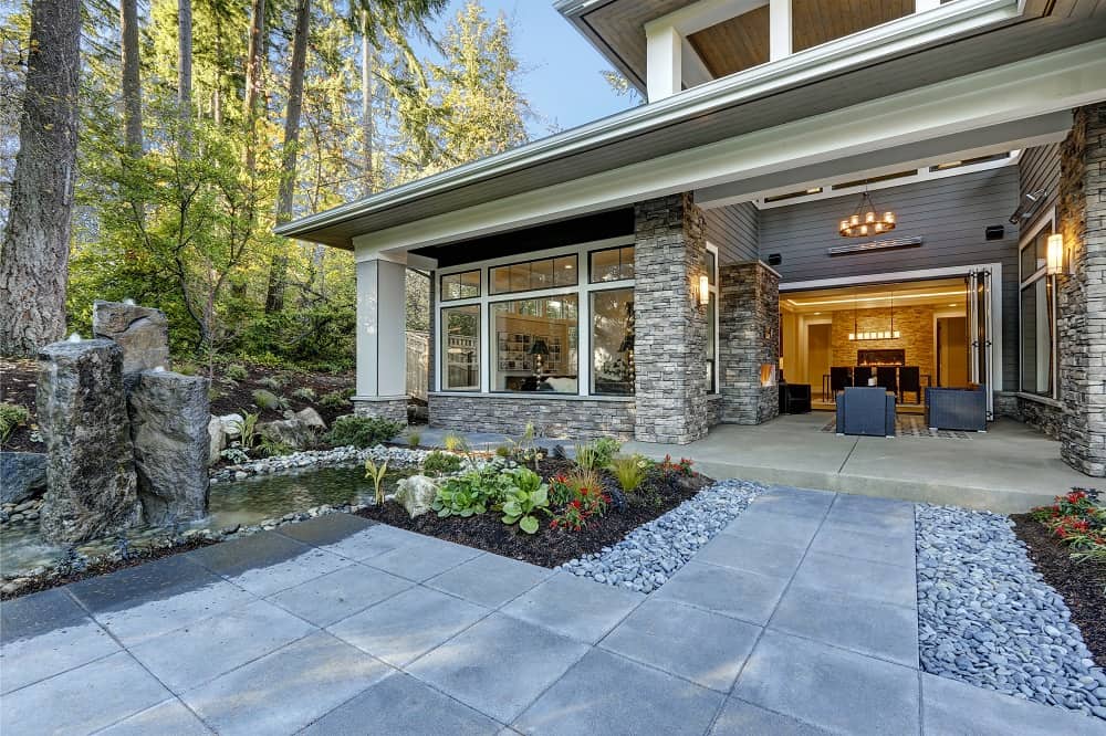 home exterior with front patio