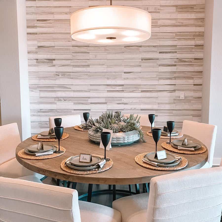 Dining room accent wall