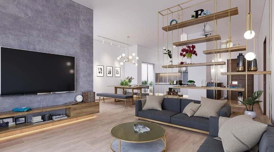 Open Concept Apartment Interior