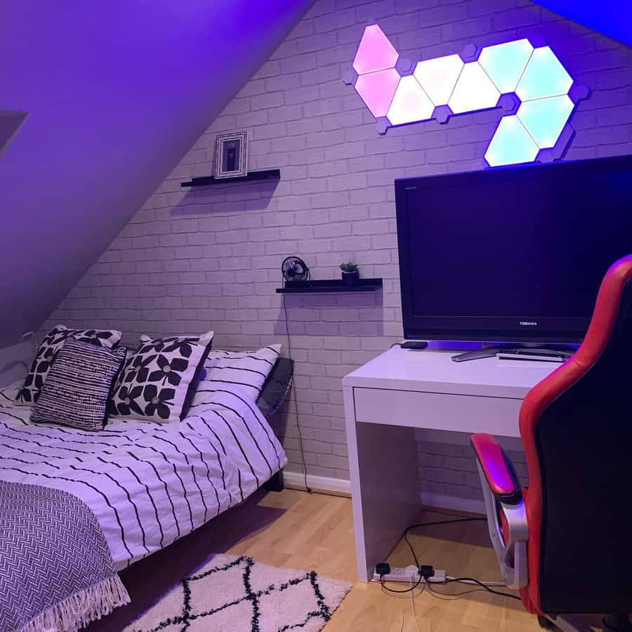 attic teenage bedroom