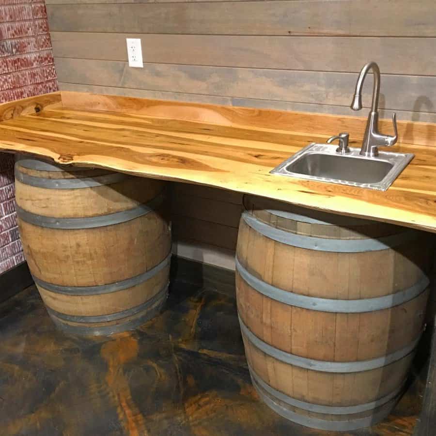 natural oil wood countertop