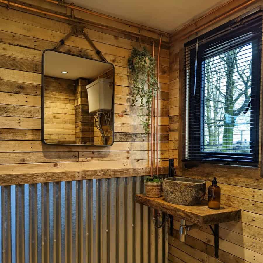 Bathroom Rustic Decorating Ideas halvana forest shed