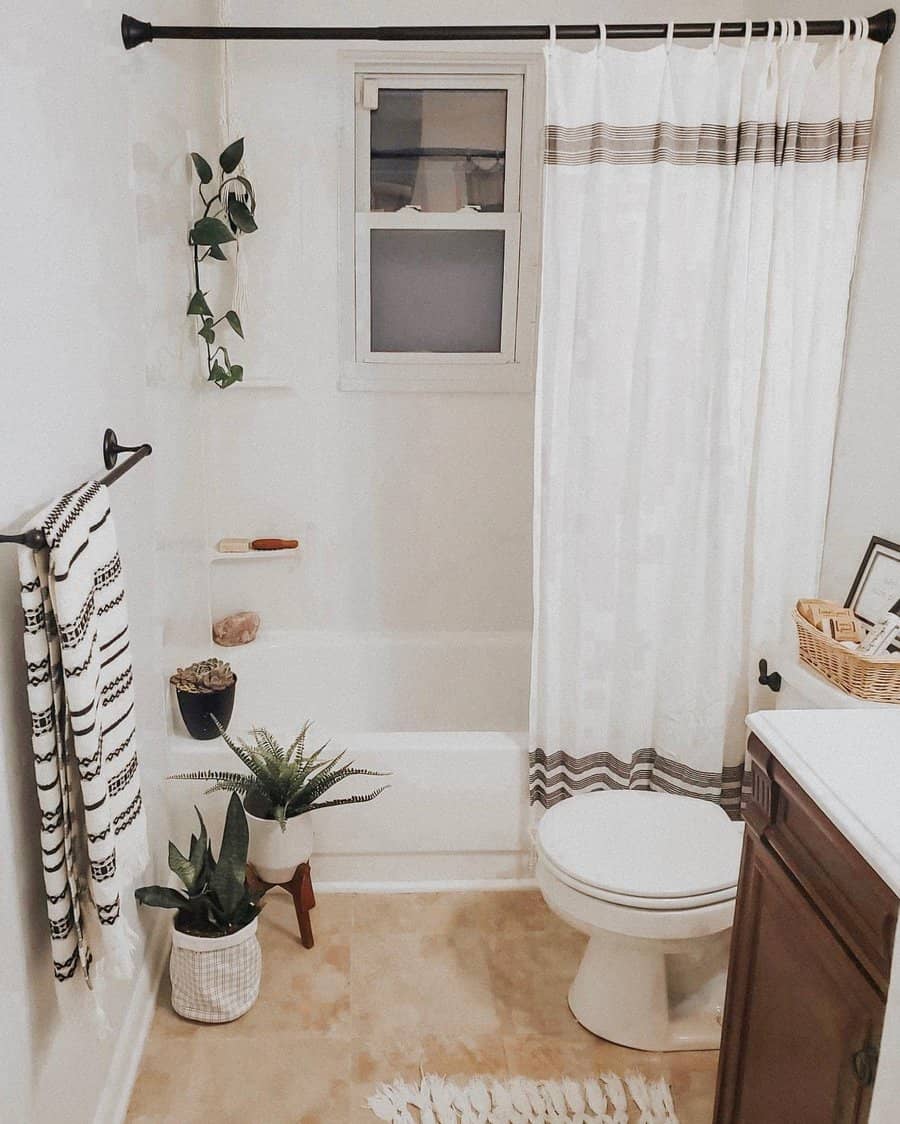 Small apartment bathroom