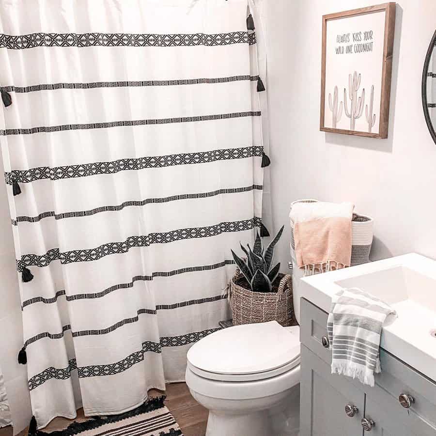 Small apartment bathroom