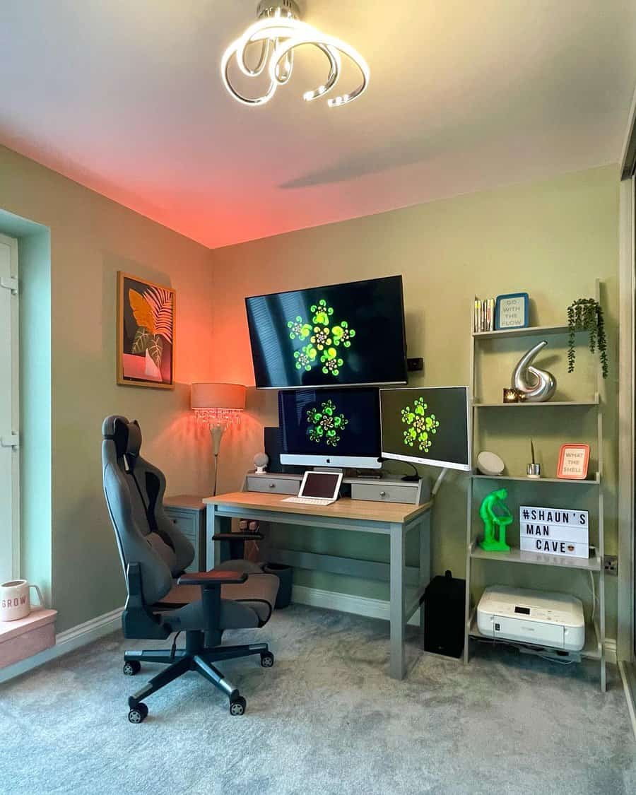 Bedroom Modern Home Office Ideas samsprettylittlehome