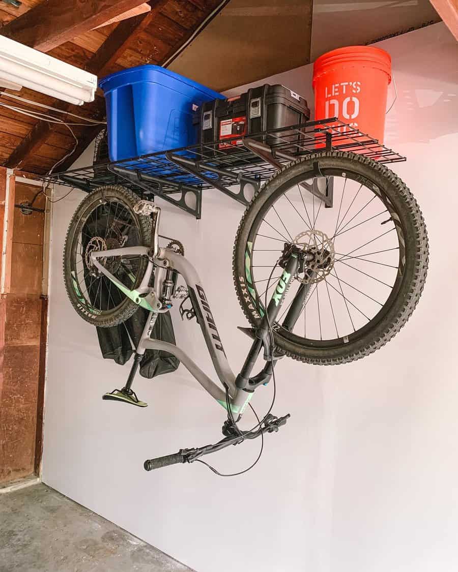 Bike Shelf Garage Shelf Ideas beauplacelikehome
