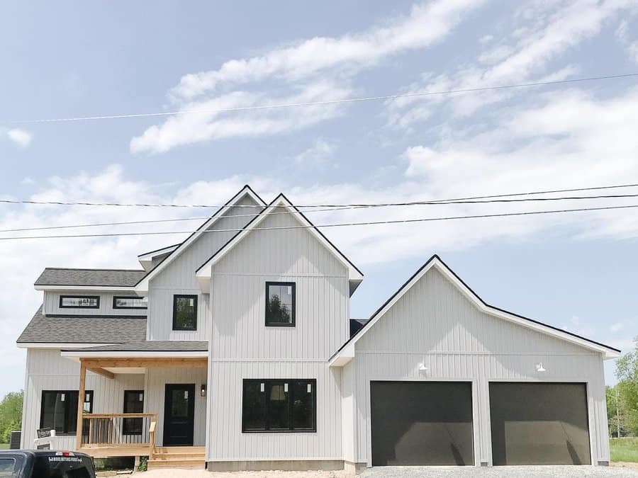 Board and batten siding