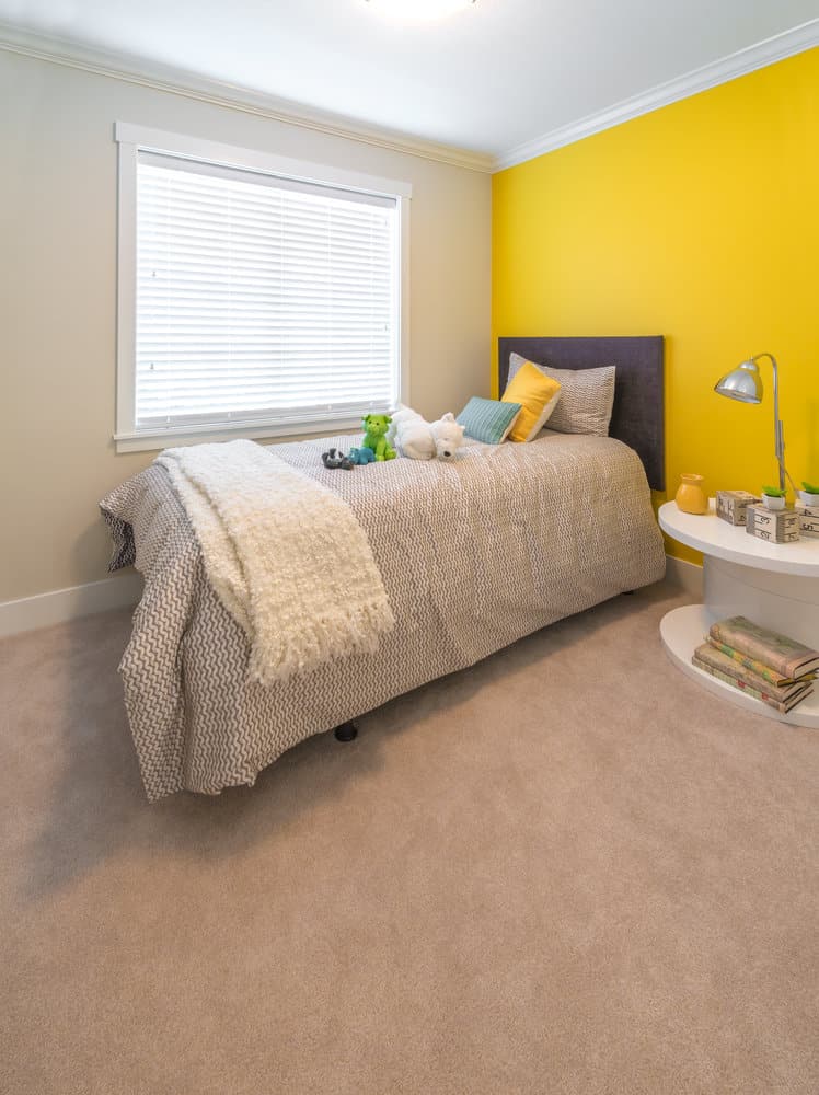 Yellow bedroom paint