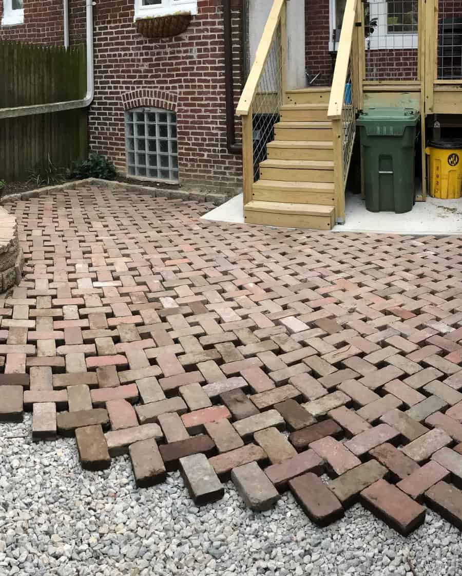 Brick paver for patio