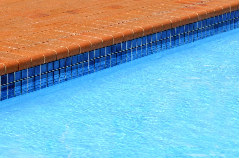 Pool pavers coping