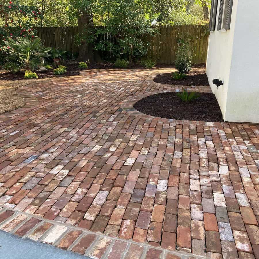 Brick paver for patio