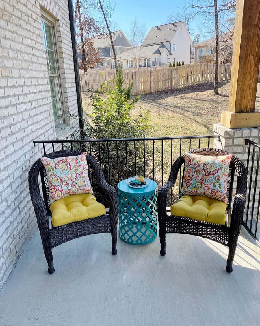 Porch with simple seating