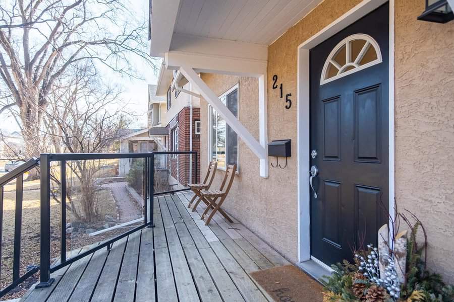 porch with simple seating