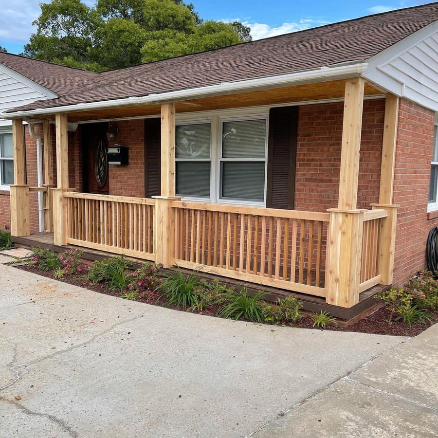 Bungalow Porch Roof Ideas ballash woodworks