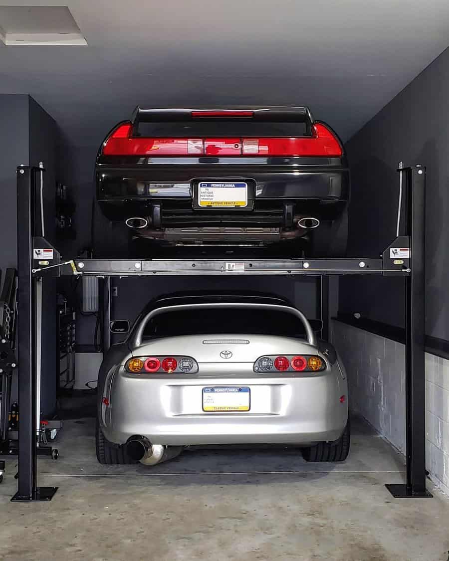 Tiered car storage