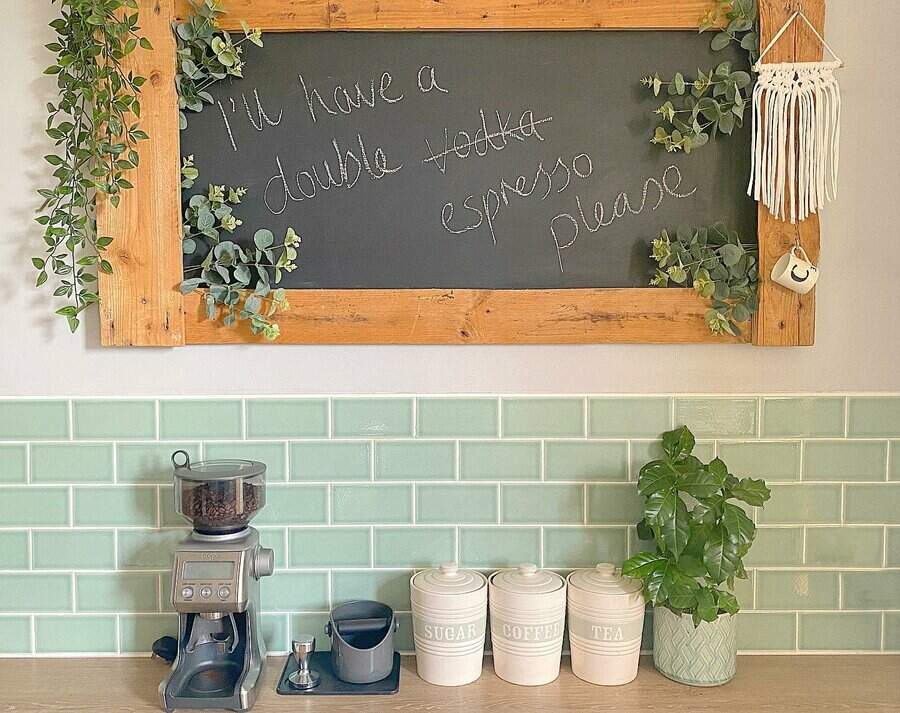 Chalkboard Coffee Bar Ideas laffsgaff