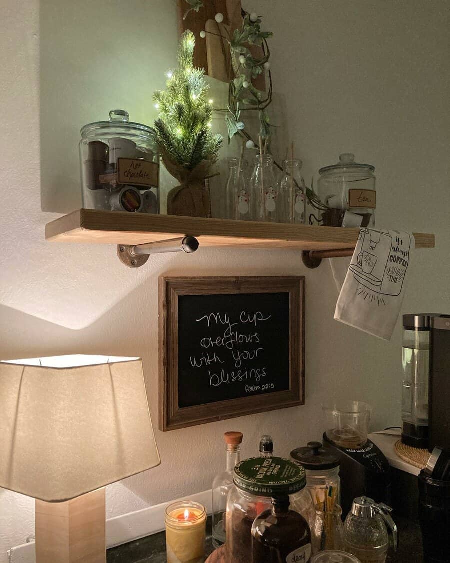 Chalkboard Coffee Bar Ideas youcanntoo