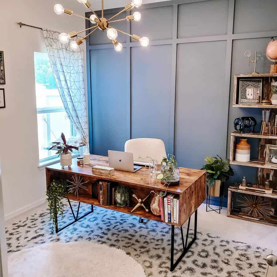 Modern home office desk