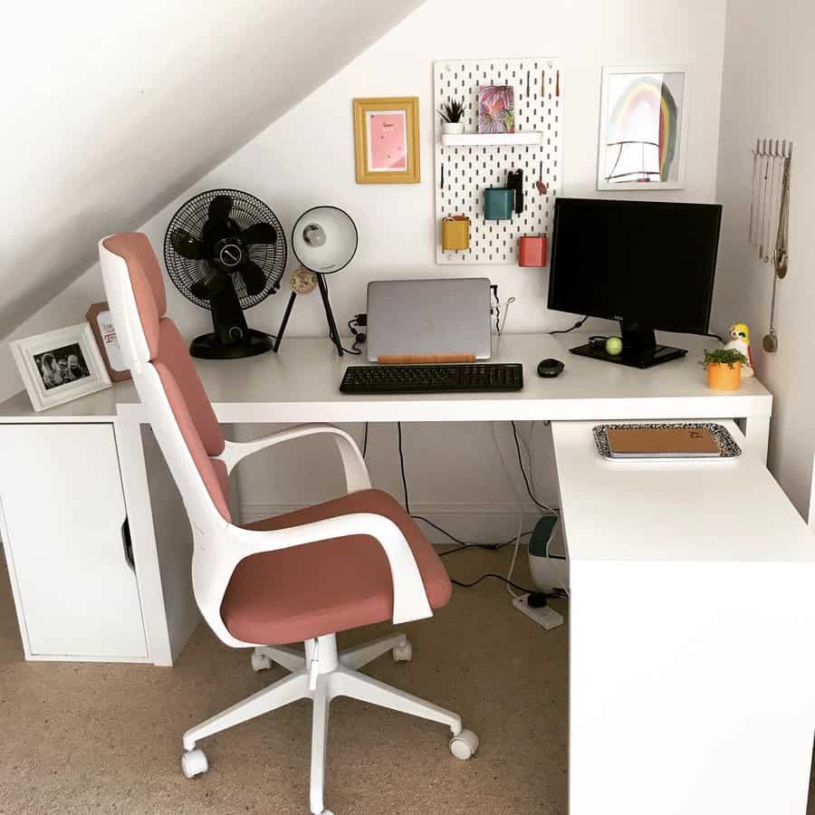 Chic Home Office Desk Ideas carla parry